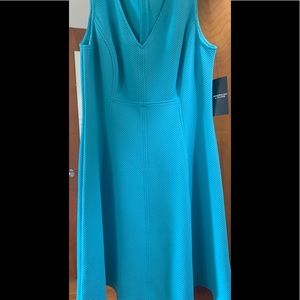 American Living by Ralph Lauren bright Teal Dress!